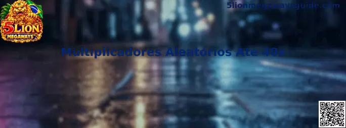 Multiplicadores Aleatórios Até 40x no 5 Lion Megaways