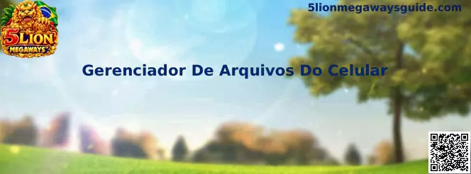 Interface prática demonstrando o gerenciador de arquivos do celular em funcionamento