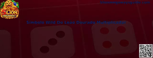 Símbolo Wild Do Leão Dourado Multiplicador