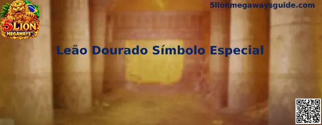 Leão Dourado Símbolo Especial